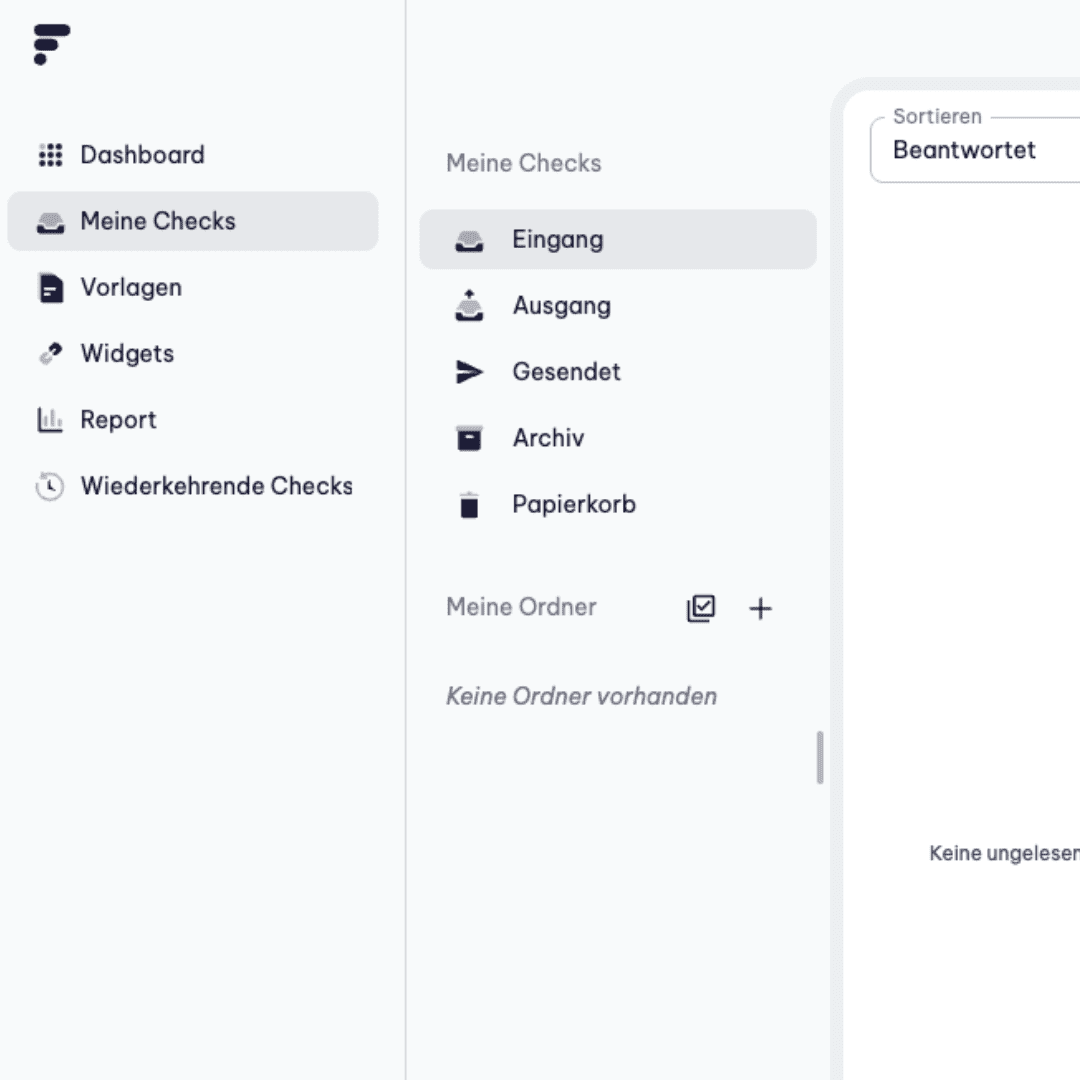Flixcheck-Dashboard mit Übersicht der eingegangenen Antworten