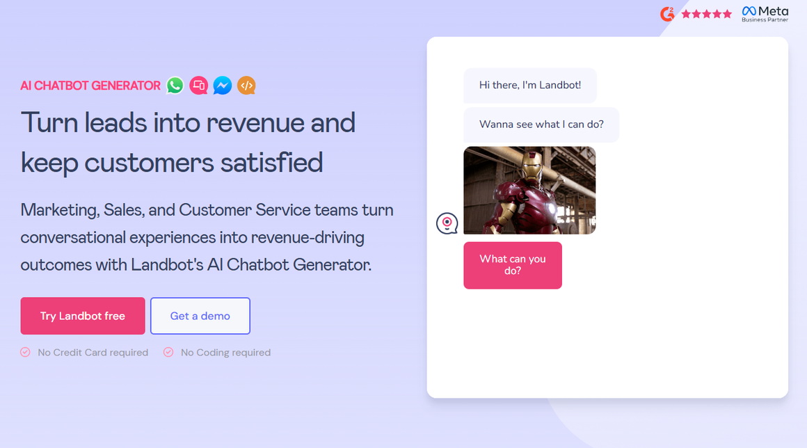 Landbot No-Code-Tool
